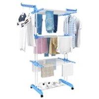 Havendro Blue Extra Large Clothes Airer 4 Tier Indoor Outdoor Foldable Laundry