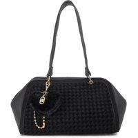 Dune London Women's 'Decisively' Suede Shoulder Bag in Black