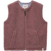 Gandys Women's Harlem Fleece Gilet in Pink | Size: XS
