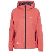 Trespass Women's Qikpac Packaway Waterproof Jacket in Peach | Size: Small