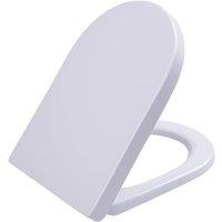 Bathroom Kingdom Dee White D Pan Soft Close Seat