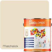 LANDLORDS PAINT Anti-Damp Paint - 1L in Matchstick