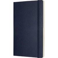 Moleskine Classic L Soft Cover Plain Notebook in Dark Blue