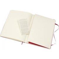 Moleskine Classic XL Hard Cover Ruled Notebook in Red