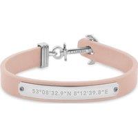 Paul Hewitt Women's Leather Bracelet in Pale Pink