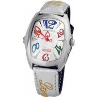 Chronotech CT7696L-12 34mm Quartz Reversible Watch in White