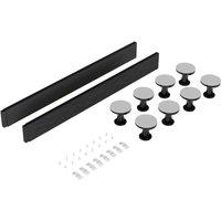 Balterley Shower Tray Leg Set For 1000mm Square Rectangular Resin Trays Grey