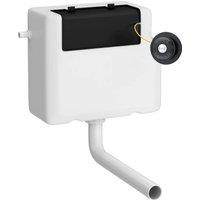 Balterley Universal Dual Flush Bottom Inlet & Traditional Push Button Matt Black