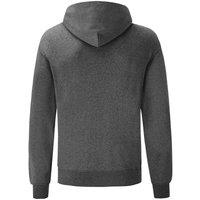 Fruit of the Loom Men's Hooded Sweatshirt Hoodie in Grey | Size: XL
