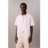 Calvin Klein Men's Supima Cotton Chest Embroidered Crew Neck T-Shirt - White | Size: Medium