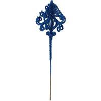 VFM e-Store Christmas Pendent Lamp Spray Decoration 48cm x 14cm Blue X 1 | Size: 48 cm x 14 cm