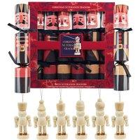 kreativekraft 6 PYO Nutcracker Crackers Christmas Xmas Celebration Festive Gift in Red