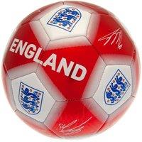 England FA Football Signature in Red