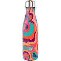 Hype 500ml Peace & Love Multicolour Water Bottle