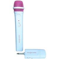 Easy Karaoke 'EKS717P' Wireless Microphone & Receiver - Pink