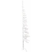 Berkfield Home Slim Artificial Half Christmas Tree with Stand White 150 cm