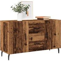 Berkfield Home Sideboard Old Wood 100x36x60 cm Engineered Wood in Brown | Size: 100 x 36 x 60 cm