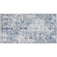 tectake Vintage Rug Amara 240 X 340 Cm - Blue | Size: 240 cm x 340 cm