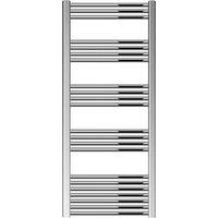 Balterley Straight Heated Towel Rail Radiator, 481W, 600 x 1400mm, Chrome in Silver