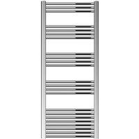 Balterley Straight Heated Towel Rail Radiator, 502W, 600 x 1500mm, Chrome in Silver
