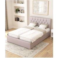 Aspire Olivier Electric Adjustable Bed Upholstered in Eire Linen Fabric with Pocket Sprung Mattress UK Made in Grey | Size: King
