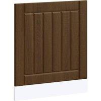 Berkfield Home Dishwasher Panel Lucca Brown Oak Engineered Wood