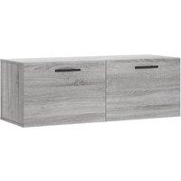 Berkfield Home Wall Cabinet Grey Sonoma 100x36.5x35 cm Engineered Wood