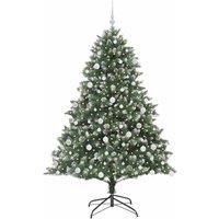 Berkfield Home Modern Artificial Christmas Tree with Stand Green 126 x 126 x 180 cm