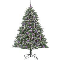 Berkfield Home Modern Artificial Christmas Tree with Stand Green 126 x 126 x 180 cm