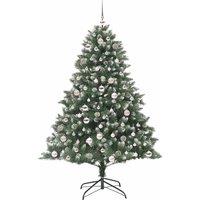 Berkfield Home Modern Artificial Christmas Tree with Stand Green 126 x 126 x 180 cm