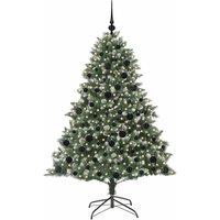 Berkfield Home Modern Artificial Christmas Tree with Stand Green 126 x 126 x 180 cm