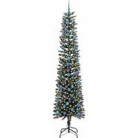 Berkfield Home Elegant Artificial Christmas Tree with 300 LEDs Green 58 x 58 x 240 cm