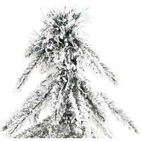 Berkfield Home Traditional Artificial Christmas Tree White 86 x 86 x 210 cm