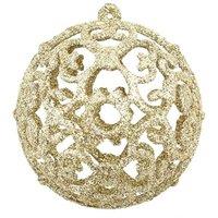 Berkfield Home Beautiful 100 Piece Christmas Ball Set 3/4/6 cm Gold