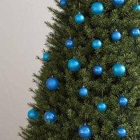 Berkfield Home Beautiful 100 Piece Christmas Ball Set Blue