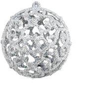 Berkfield Home Beautiful 100 Piece Christmas Ball Set 3/4/6 cm Silver