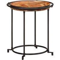 Berkfield Home Decorative 2 Piece Side Table Set Solid Wood Acacia in Brown
