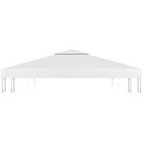 Berkfield Home Durable 2-Tier Gazebo Top Cover 310 g/m 3x3 m White