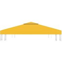 Berkfield Home Durable 2-Tier Gazebo Top Cover 310 g/m 3x3 m Yellow