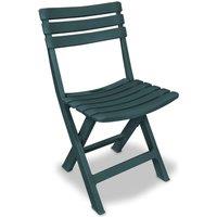 Berkfield Home Durable 3 Piece Folding Bistro Set Plastic Green