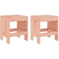 Berkfield Home Beautiful 3 Piece Garden Bistro Set Solid Wood Douglas in Light Brown