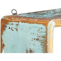 Berkfield Home Beautiful 3 Piece Wall Cube Shelf Set Soild Reclaimed Wood in Brown
