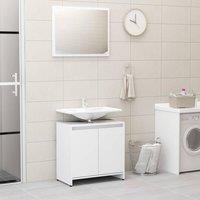 Berkfield Home Stunning 4 Piece Bathroom Furniture Set White Engineered Wood