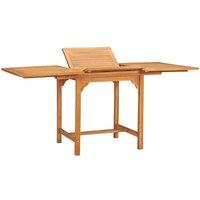 Berkfield Home Beautiful 5 Piece Garden Dining Set Solid Teak Wood in Tan