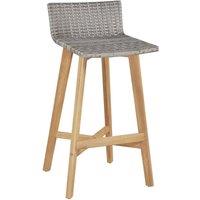 Berkfield Home Durable 5 Piece Outdoor Dining Set Solid Acacia Wood in Brown