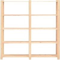 Berkfield Home Durable 5-Tier Storage Rack 170x38x170 cm Solid Pinewood 500 kg in Beige | Size: 170 x 38 x 170 cm