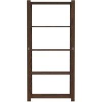 Berkfield Home Beautiful 5-Tier Storage Rack Brown 80x38x170 cm Solid Wood Pine | Size: 80 x 38 x 170 cm