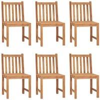 Berkfield Home Beautiful 7 Piece Garden Dining Set Solid Teak Wood in Brown