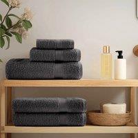 Berkfield Home Soft 8 Piece Premium Towel Set SOLUND Anthracite 600 gsm in Charcoal
