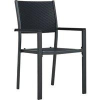 Berkfield Home Decorative 9 Piece Garden Dining Set Black